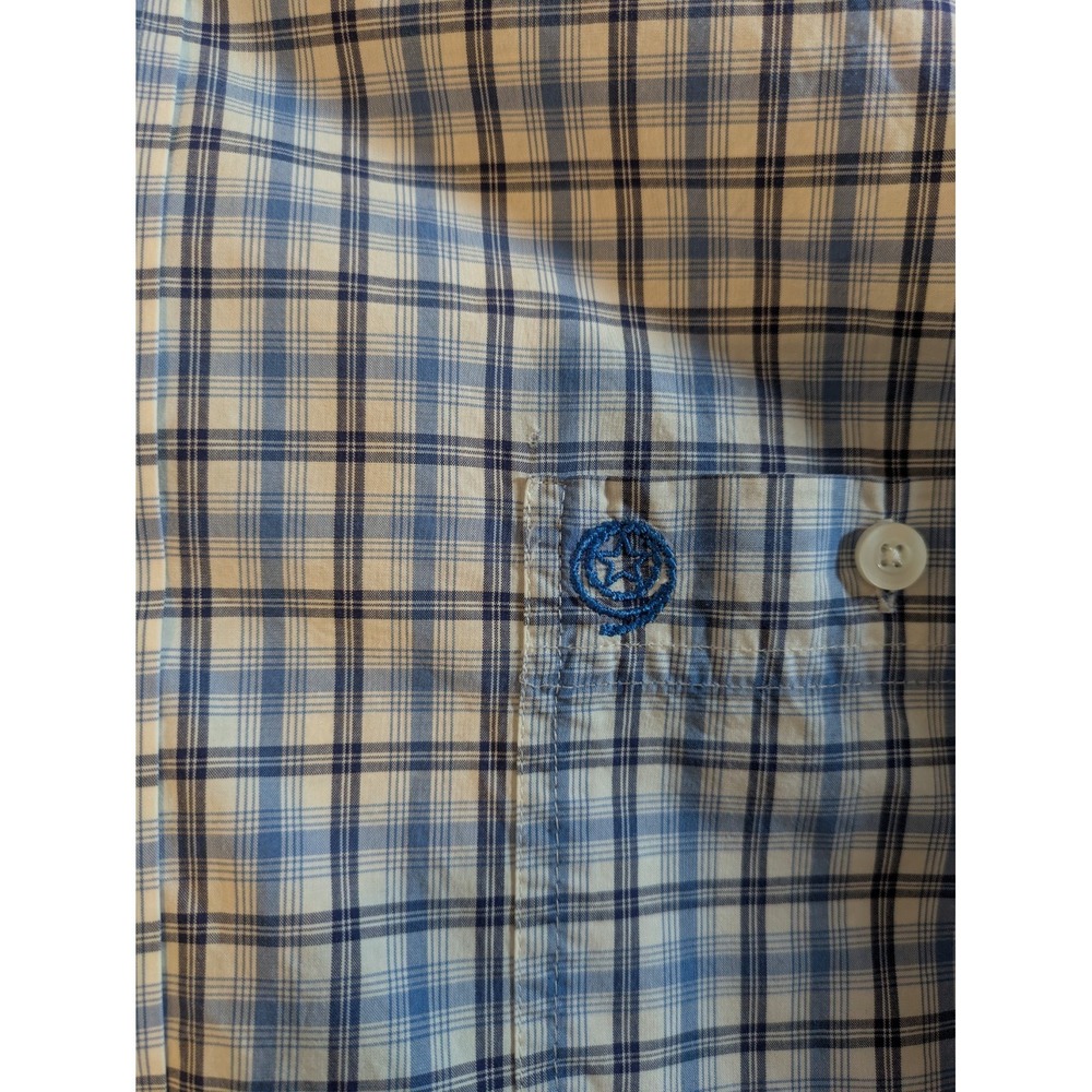 Wrangler‎ Shirts Men 3XL George Strait Cowboy Cut Plaid Button Down Lot of 2 - Picture 7 of 16